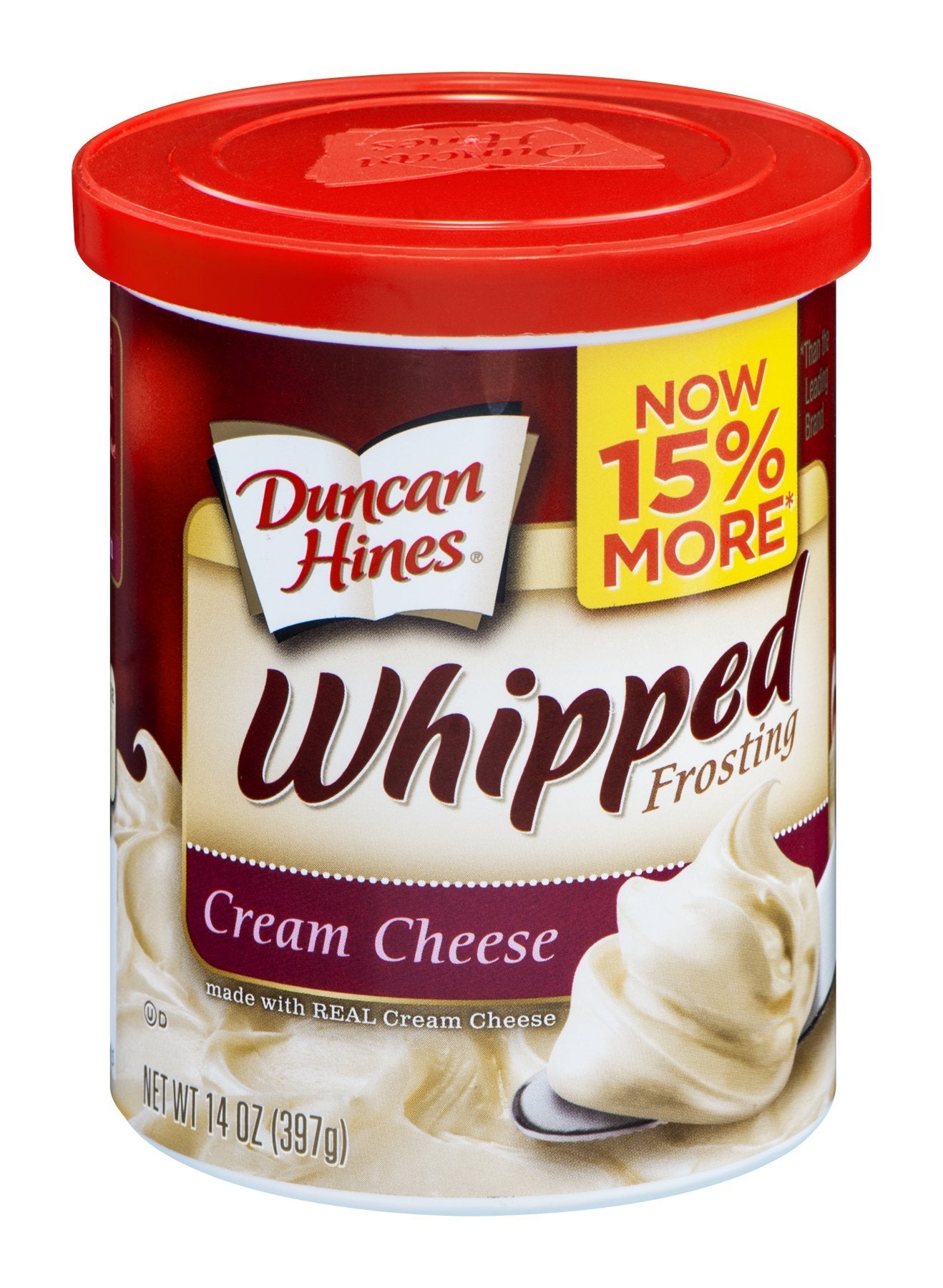 Duncan Hines Whipped Cream Cheese Frosting, 8 - 14 Oz Cans