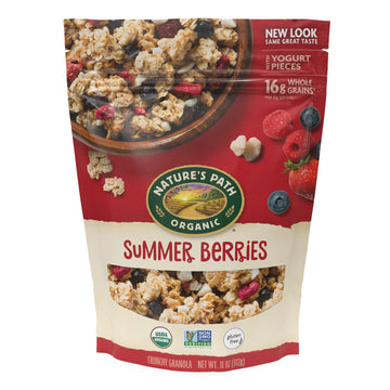 Nature s Path Organic Summer Berries Granola, 11 oz (Pack of 8), Gluten Free, Non-GMO