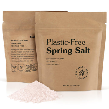 Only Ancient Spring Salt From Andes Mountains, Coarse Grain Rock & Sea Salt Hybrid With High Mineral Content, Kosher Salt For Co