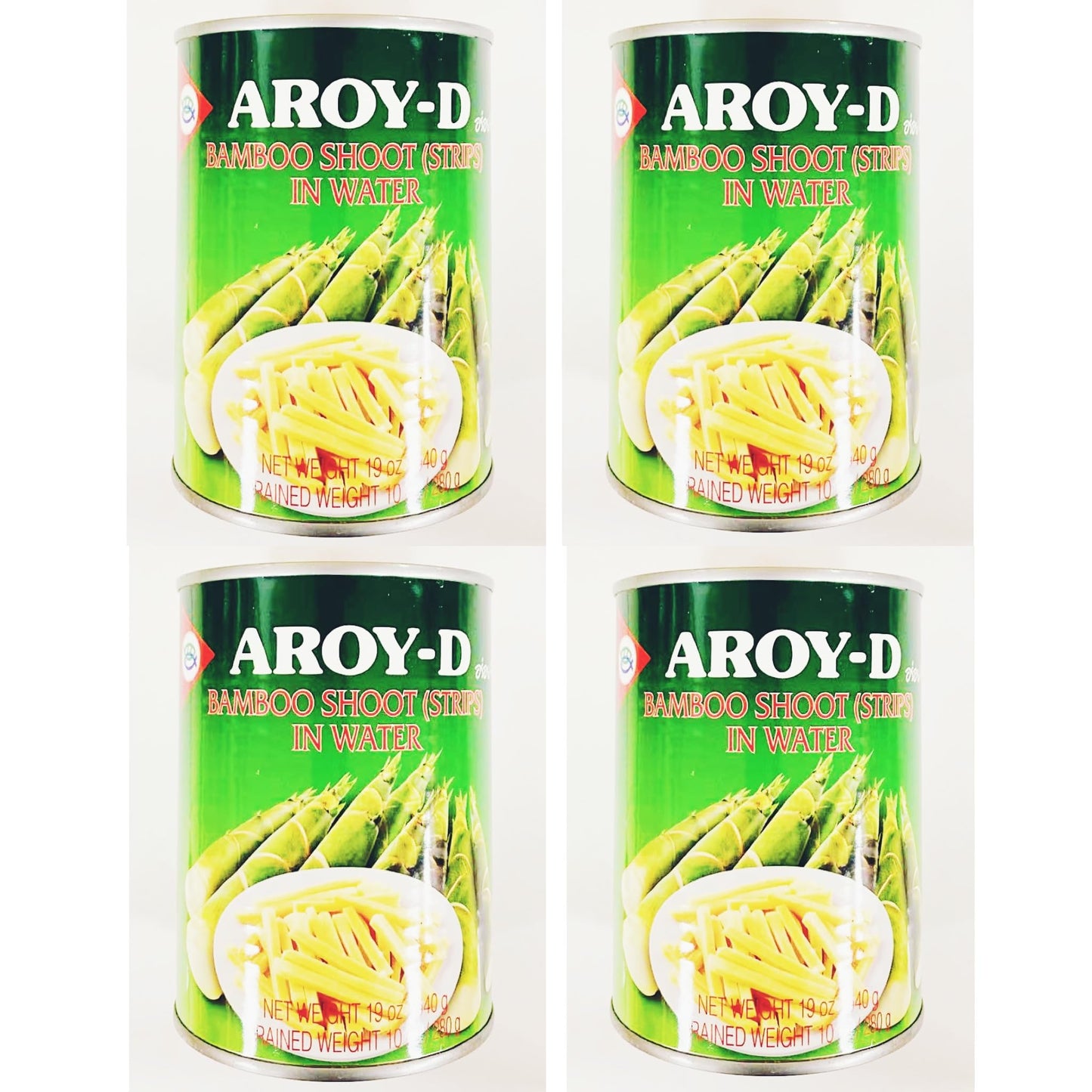 Bamboo Shoot Strips in Water, 19 oz, Pack of 4