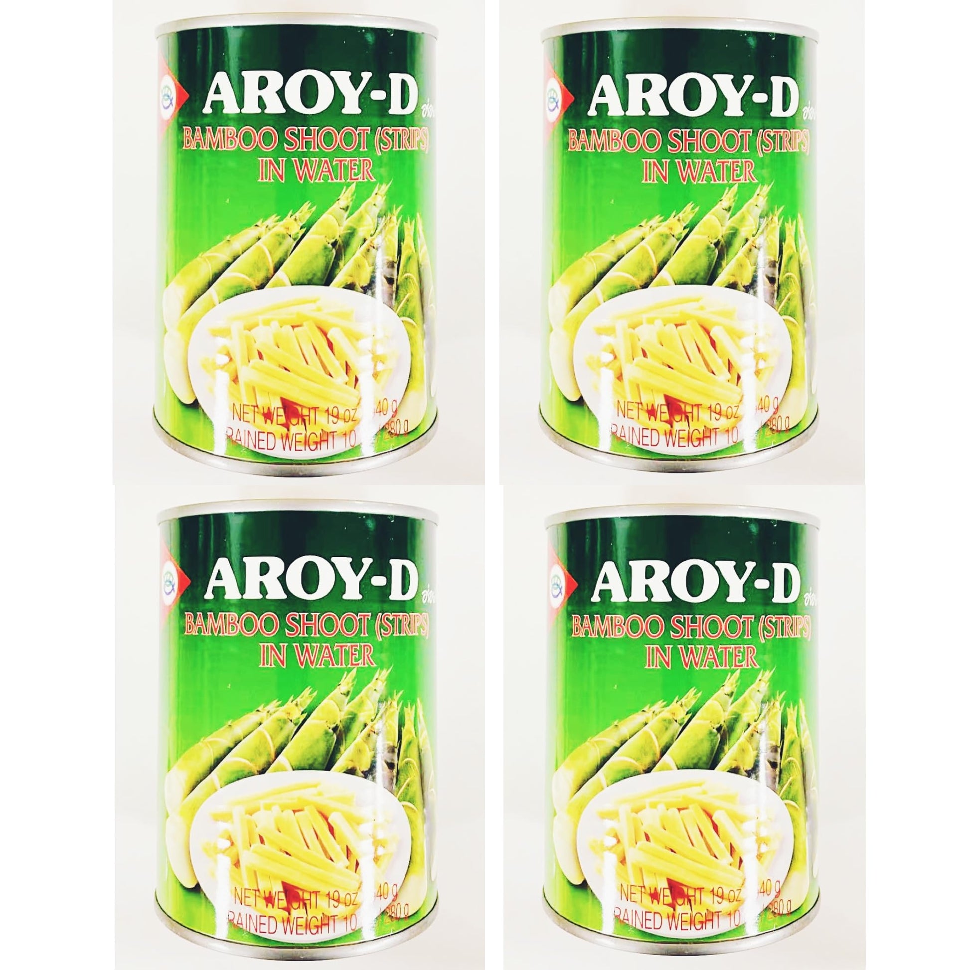 Bamboo Shoot Strips in Water, 19 oz, Pack of 4