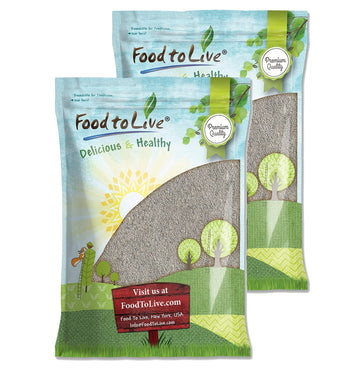 Food to Live - White Chia Seeds, 12 Pounds - Whole, Raw, Kosher, Keto, Sirtfood, Vegan, Bulk. Rich in Omega 3, Omega 6, Fiber, P