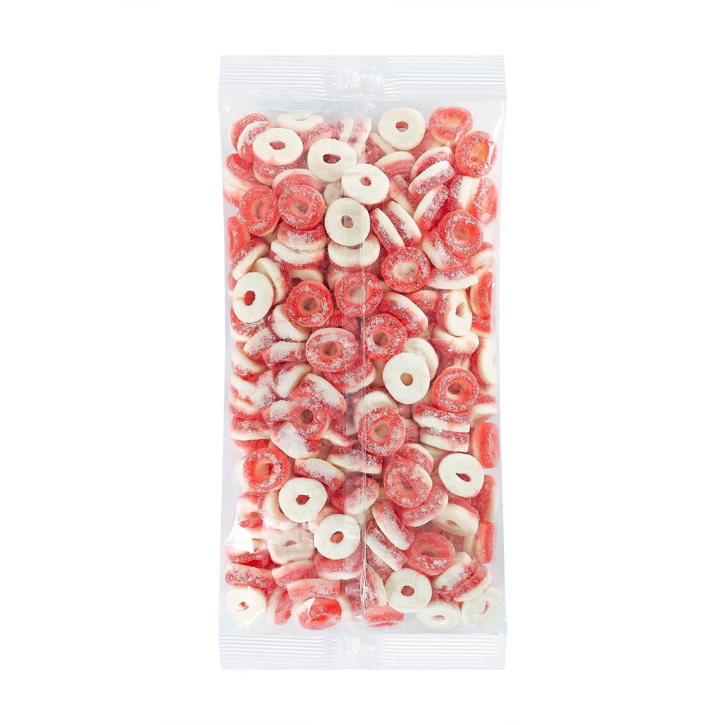 Kervan Candy Bebeto Strawberry Rings - Fruity, Soft, Sweet & Sour Gummy Candy Bulk For Kids, Gift Snacks And Parties - Strawberry Ring Gummies Big Party Size Bag (5 Lbs)