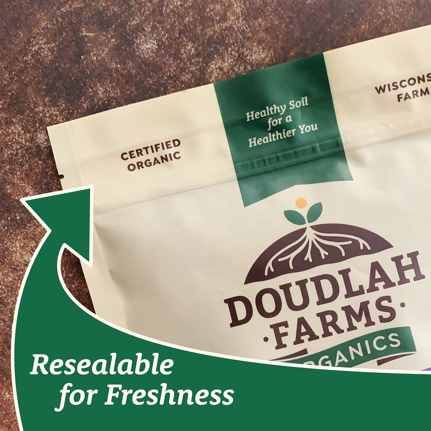 Organic Yellow Cornmeal 5Lb By Doudlah Farms - Farmed From Regenerative Soil | Vegan, Non-Gmo, Grown In Usa | For Baking Cornbre