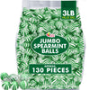 Jumbo Spearmint Mint Balls - 3Lbs - Bulk Green Saint Patrick'S Day Candies - Green Candies For Buffet - Starlight Jumbo Mints - Hard Candy Mints For Office, Parties