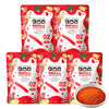 Misslee Tteokbokki Sauce Mix, For Quick & Easy Tteokbokki At Home, 5 Pack, 2 Servings Each, Level 2 Original, Authentic Korean F
