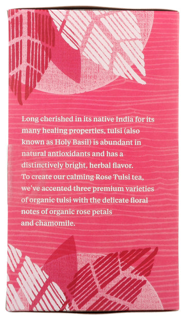 Allegro Tea, Organic Rose Tulsi Tea Bags, 20 Ct