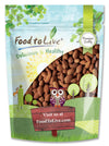 Food to Live Dry Roasted California Almonds, 5 Pounds Oven Roasted Whole Nuts, Unsalted, No Oil Added, Vegan, Kosher, Bulk. Good