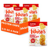 Whisps Cheese Crisps Asiago & Pepper Jack - Keto Snack, Gluten Free, High Protein, 2.12 Oz (Pack of 4)