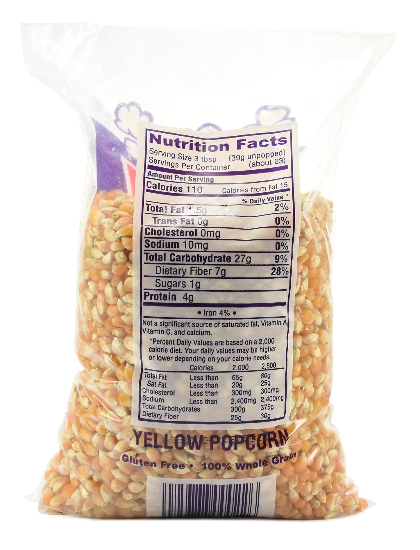 Snappy Yellow Popcorn Kernels, 2Lb Bags, 12 Pack