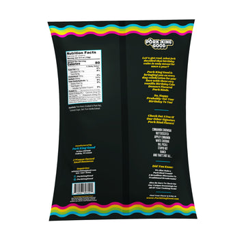 Pork King Good Birthday Cake 3 oz Dessert Flavored Pork Rinds - (4 Pack) Sweet and Salty, Gluten Free Snacks