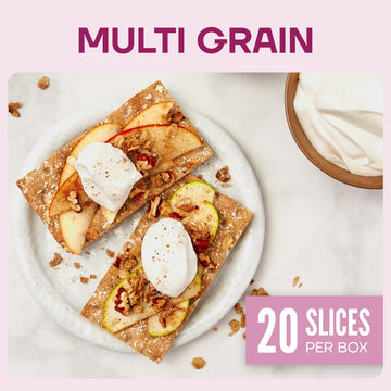 Wasa Multi Grain Crispbread, 9.7 oz (Pack of 12), Multigrain Crackers, Non-GMO Ingredients, Fat Free