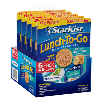 Starkist Lunch To-Go Chunk Light Mix Your Own Tuna Salad - (Pack Of 5)