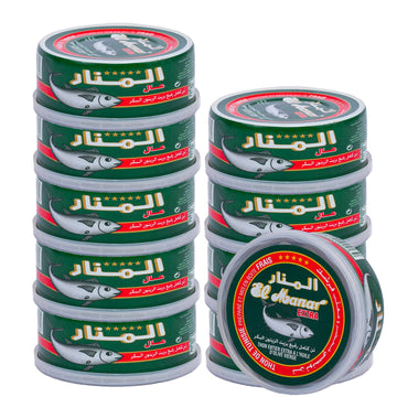 El Manar Premium Mediterranean Extra Tuna in Virgin Olive Oil -5.6 oz Pack of 10 - Canned Tuna Fish in Virgin Olive Oil - Wild C