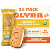 Olyra Vanilla Crme Breakfast Biscuits Healthy Snacks for mature-themeds and Kids Low Sugar Organic Vegan Cookies Office Snacks USDA Certified Non GMO (Pack of 24)