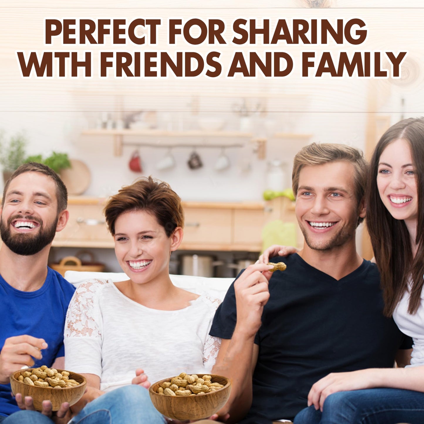 Uncle Bud'S Deep Fried Peanuts In Shell (4-Pack) | Salt And Vinegar Peanuts, Salted Peanuts In The Shell, Shelled Peanuts Snack