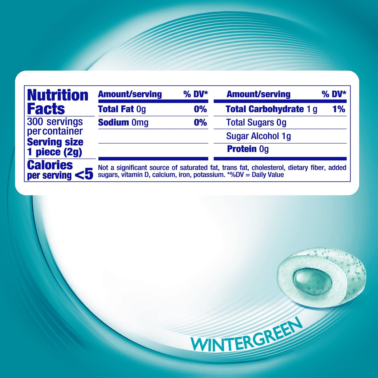 Mentos Pure Fresh Sugar-Free Chewing Gum With Xylitol, Bulk, Wintergreen, Bulk, 50 Count, (Pack Of 4)