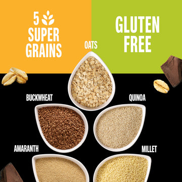 KIND Healthy Grains Energy Bars, Dark Chocolate Chunk, Gluten Free, 10 Count Value Pack, 14.1oz