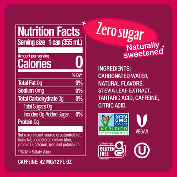 Zevia Zero Sugar, Dr. Zevia Soda, 12 Fl Oz Cans (Pack of 8)
