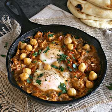 Wild Garden Ready-To-Use Marinade Gourmet Tunisian Shakshouka Simmer Sauce Authentic Recipe with No Additives No Preservatives Perfect for Eggs! 7.05oz (Pack of 6)