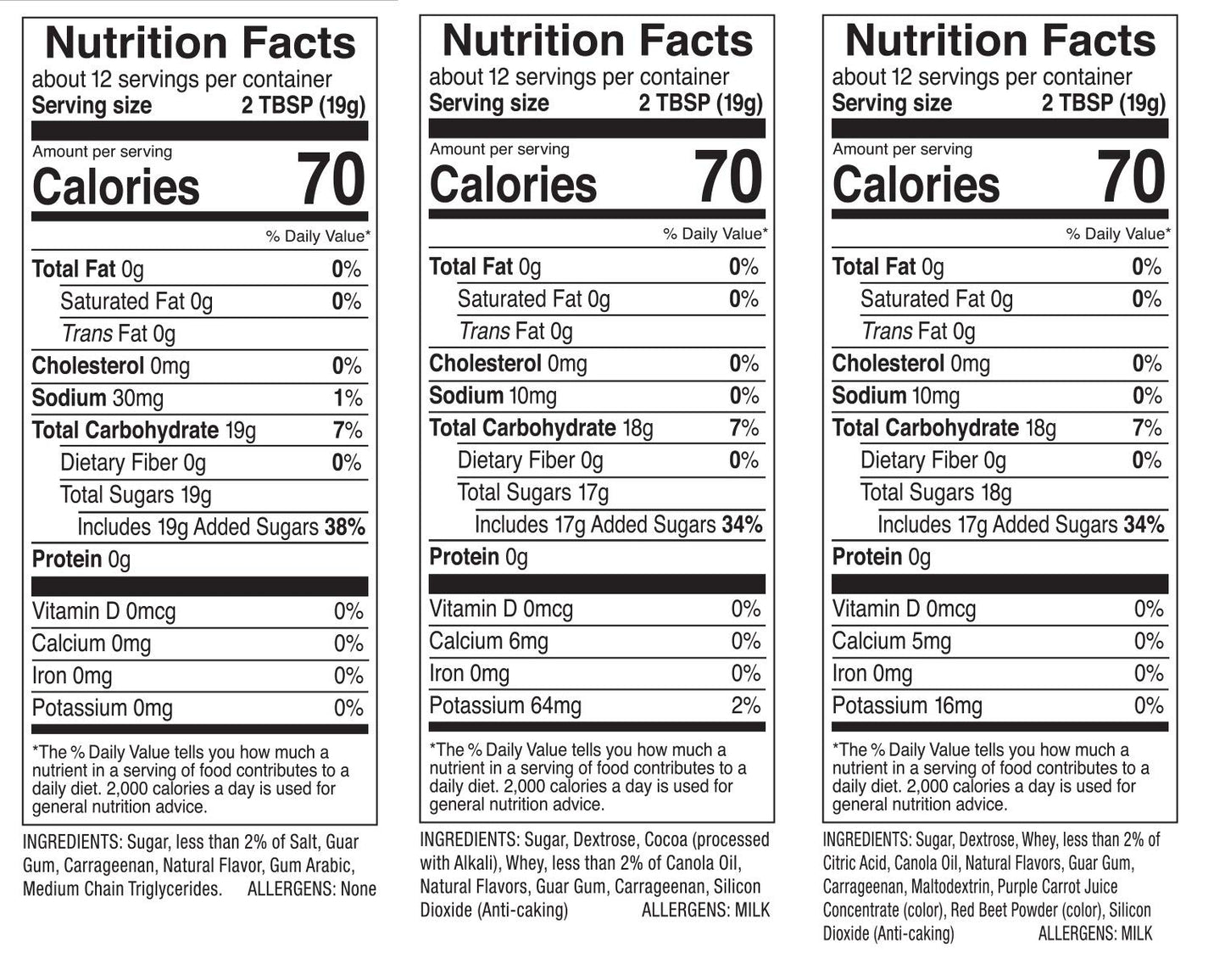 Nostalgia Ice Cream Mix. Vanilla, Chocolate And Strawberry. Each Pocket Of 8 Oz Makes 2 Quarts Of Delicious Premium Old Fashione