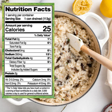 Native Forest Organic Portobello Mushroom Slices Canned Mushrooms, Low Calories & Fat, Non-GMO Project Verified, USDA Organic