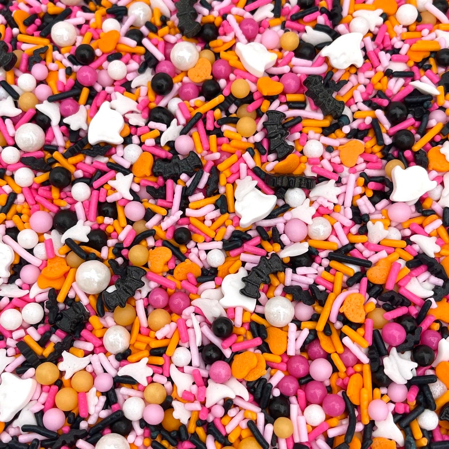 Manvscakes Themed Sprinkles Mix for Cake Decorating, 4 oz, Orange Pink, Assorted Halloween Sprinkles