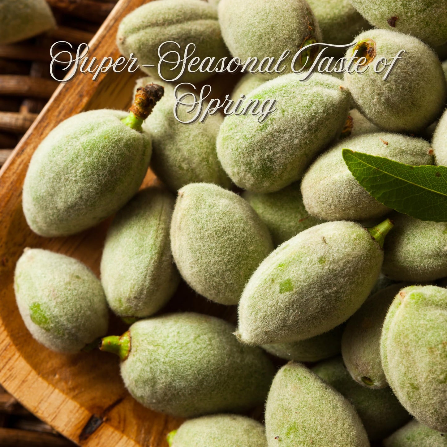 Unripe Fresh Green Almonds - Cagla Badem | Crunchy, Juicy, Seasonal Spring Snack | All Natural, No Additives, Farm Fresh, Hand-P