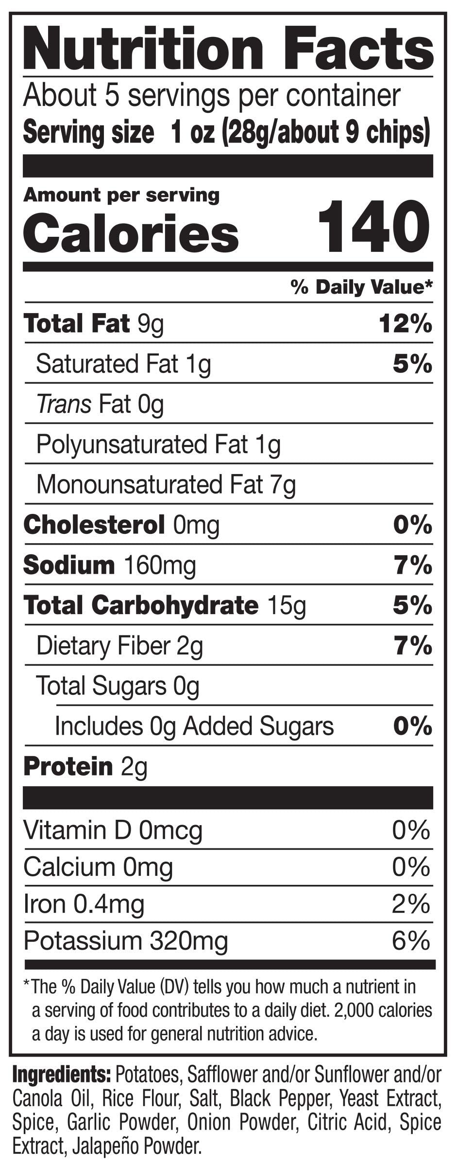 Kettle Krinkle Cut Salt And Fresh Ground Pepper Potato Chips - 5 Oz. Bag, 15 Per Case