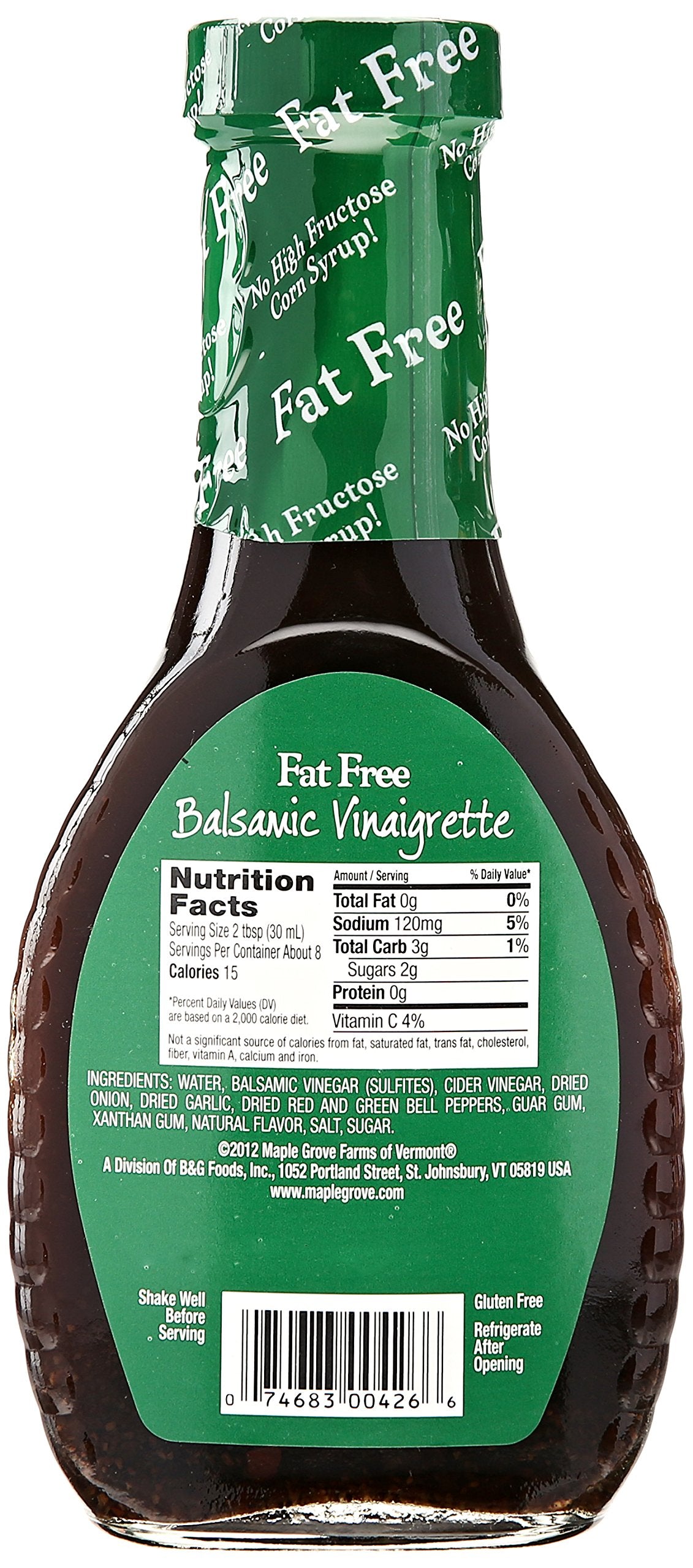 Maple Grove Farms, Balsamic Vinaigrette, Fat Free, 8 Ounce