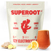 SUPEROOT Ginger Shot + Superfood Drink Mix, Immunity & Hydration, 30 Servings, Original Citrus Flavor, Vermilion Red