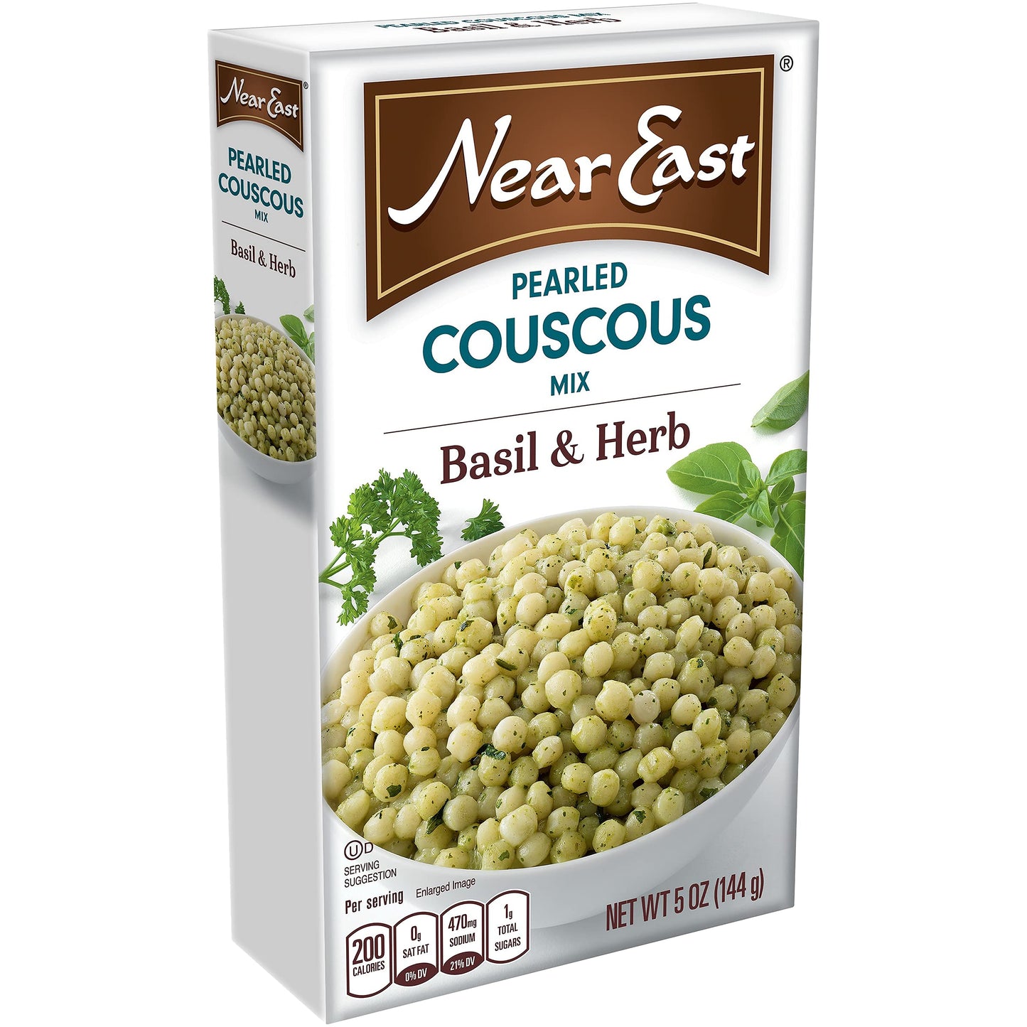 Near East Pearled Couscous, Basil & Herb, 5 oz