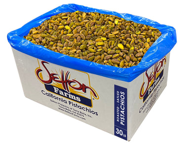 Pistachios Shelled Dry Roasted Salted, 30 Lbs. Bulk Case, Kosher