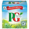 PG Tips Premium Black Tea Bags, Non-Pyramid, 40 Count, Model 8712566865505