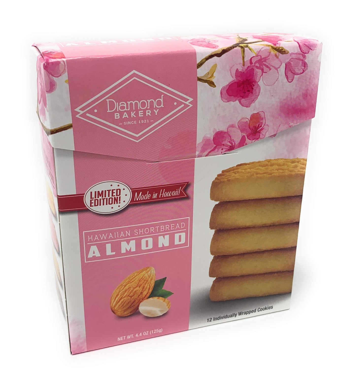 Diamond Bakery Hawaiian Shortbread Almond Cookies 4.4Oz