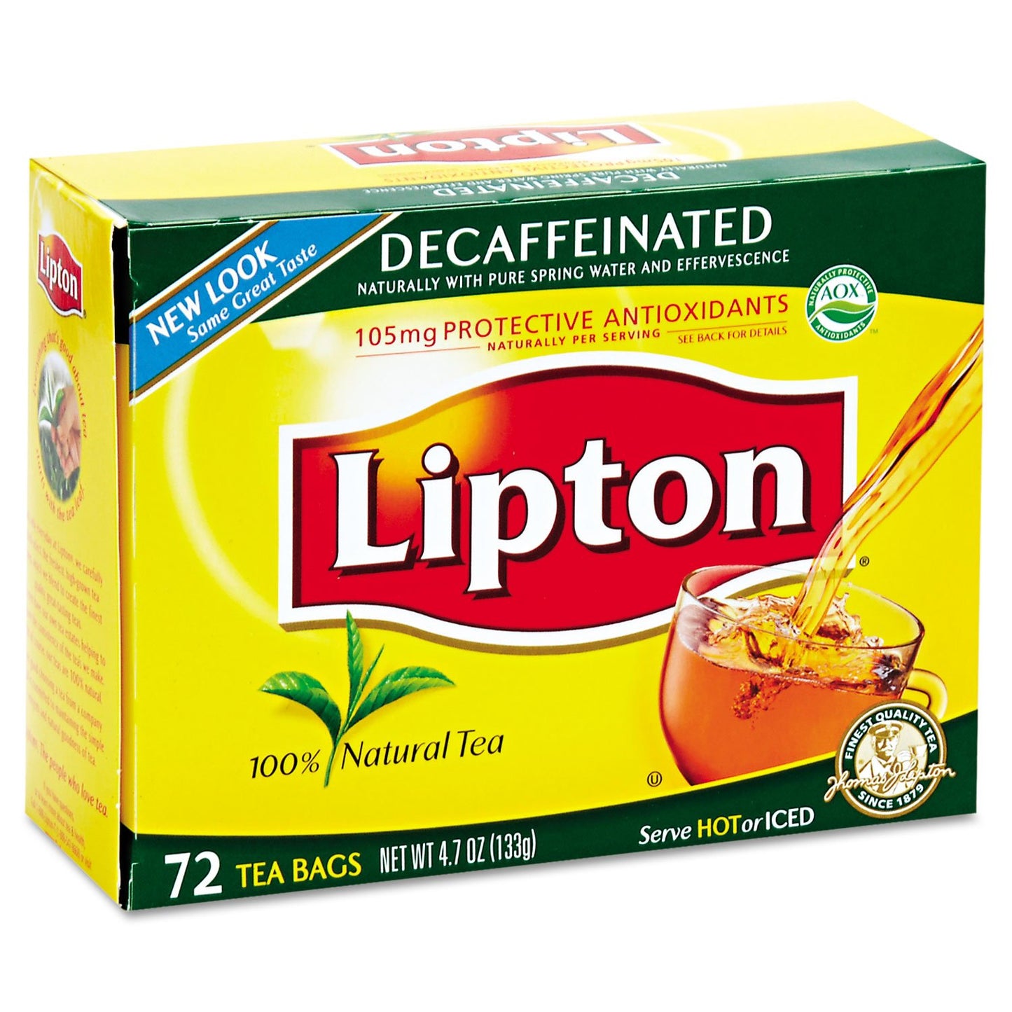 Lipton Hot Tea Black Decaffeinated 72 Count
