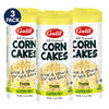 Galil Thin Real Corn Cakes | All Natural-Non GMO, Gluten Free, Vegan, 3.5 Ounce (Pack of 3)
