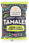 Tucson Tamale Company, Green Chile Pork & Cheese Tamales, 10 Oz (Frozen)