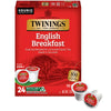 Twinings English Breakfast Black Tea K-Cup Pods for Keurig, 24 Count (Pack of 1), Smooth, Flavourful, Robust, Caffeinated, Enjoy