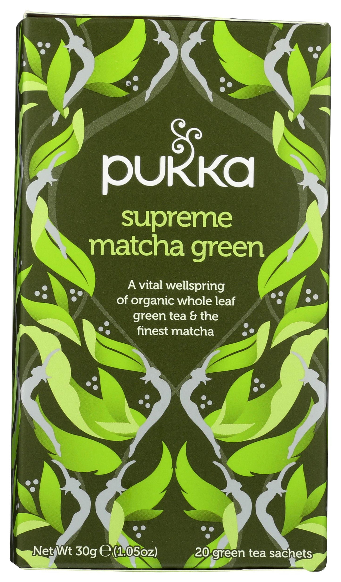 Pukka Herbal Tea Organic Matcha Green, 20 Ct