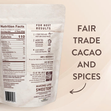 Mexican Hot Chocolate, 10 Ounce (Pack Of 2), Authentic Mexican Style Hot Chocolate Mix With Organic Cacao Beans And Cinnamon By