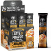 The Frozen Bean Caramel Macchiato Frappe & Latte Instant Mix (20 Sticks), Made With Arabica Coffee, Double Shot Caffeine, Low Sugar & Enhanced Ingredients, Hot, Iced, Or Blended Drinks