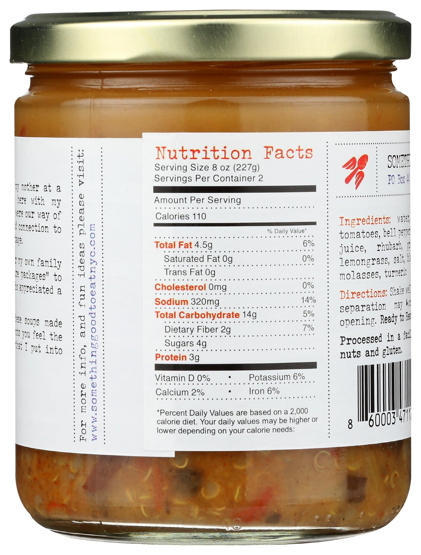Something Good To Eat Spicy Mushroom with Lemongrass & Quinoa Soup, 16 OZ