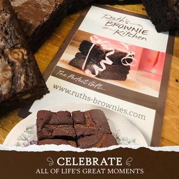 Ruths Brownies Gift Basket - 2 Baskets of Gourmet Baked Treats | Delicious Gift with The Finest Ingredients | Guaranteed to Arr