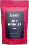Judee's Gluten Free Pink Sprinkles 2 lb - Gluten-Free and Nut-Free - Brighten Up Your Baked Goods - Great for Cookie and Cake De