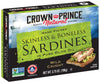 Crown Prince Natural Skinless & Boneless Sardines In Pure Olive Oil, 3.75-Ounce Cans (Pack Of 12)