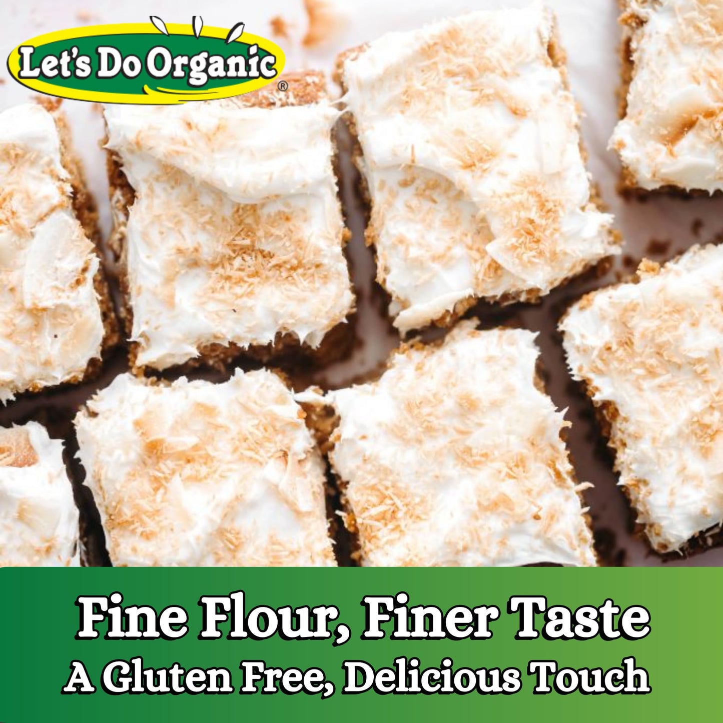 Let'S Do Organic Coconut Flour For Baking, Wheat Flour Alternative, High In Fiber & Protein, Gluten Free, Non-Gmo Project Verif