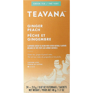 Teavana, SBK12434017, Ginger Peach Green Tea, 24 / Box