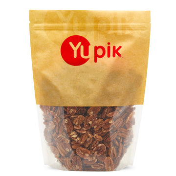 Yupik Jumbo Pecans, Halves, 2.2 lb (35.2 oz), Kosher, Gluten-Free, Raw Nuts, Half Pieces, Unsalted, Unroasted, Oil-Free, Crunchy
