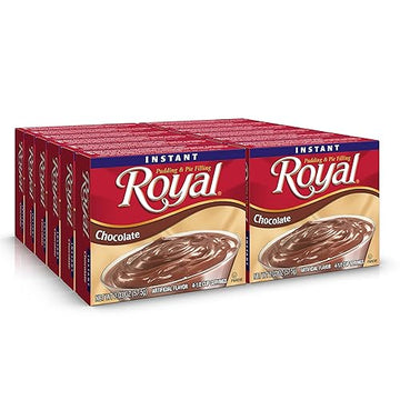 Royal Instant Pudding Dessert Mix, Chocolate, Fat Free (12 - 2 Oz Boxes)